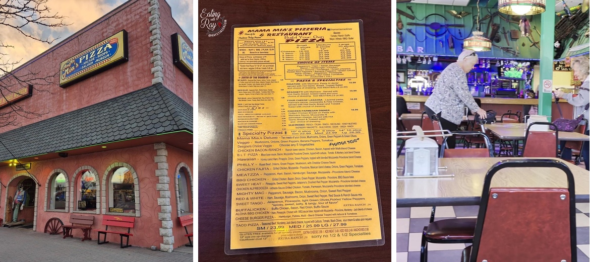 Mama Mia's Pizza & Free Original Mac Bridge Museum Menu