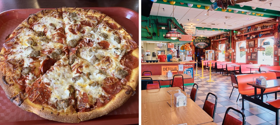Mama Mia's Pizza & Free Original Mac Bridge Museum Menu