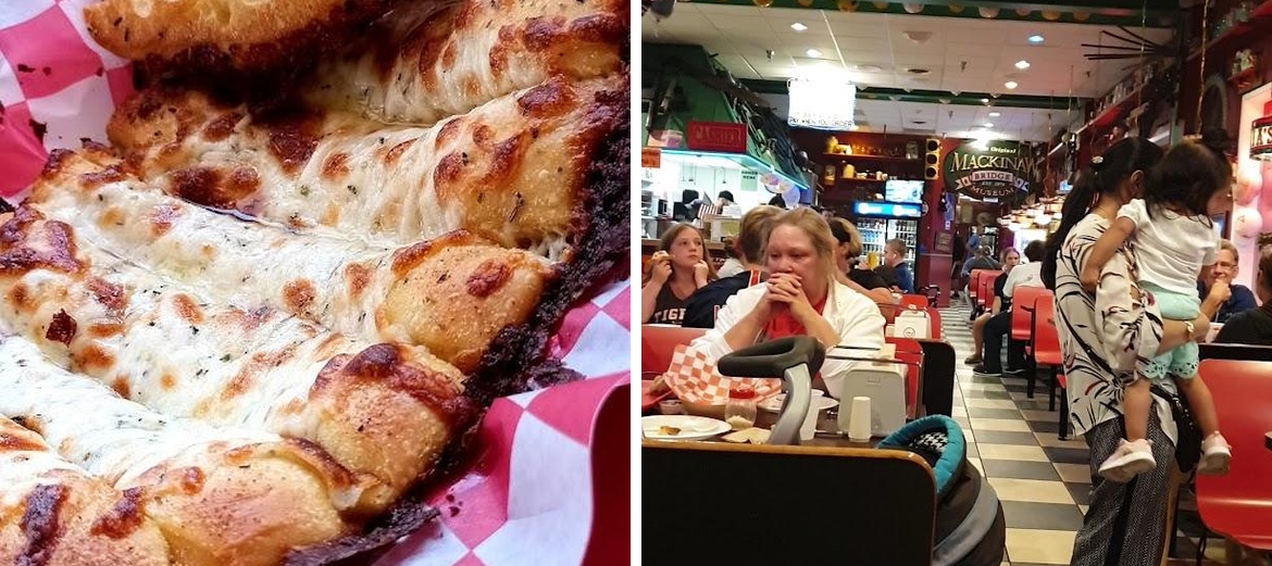 Mama Mia's Pizza & Free Original Mac Bridge Museum Menu