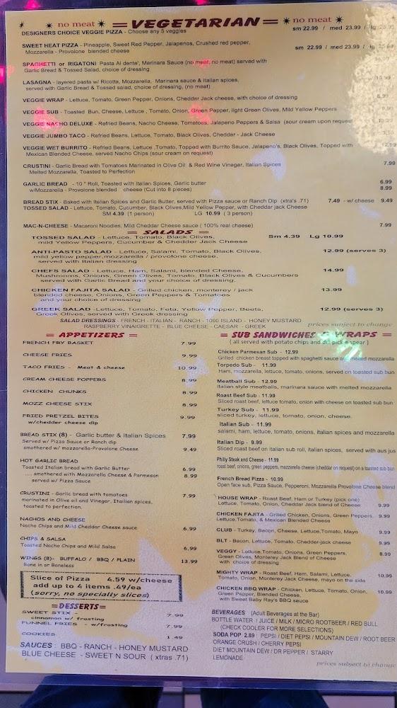 Mama Mia's Pizza & Free Original Mac Bridge Museum Menu image 3